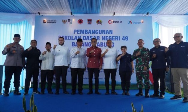 Inalum Bangun SD Terdampak Banjir Di Padang